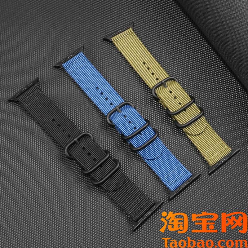 原装适用尼龙表带applewatchS10智能表iwatch9/8/7/6/5/ultra2