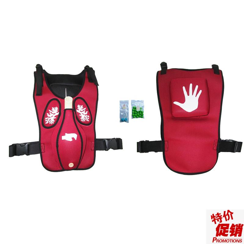 海姆立克训练马甲n穿戴式成人儿童气管梗阻抢救练习背心模型