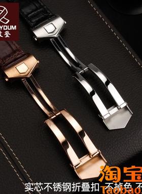 原装适用真鳄鱼皮手表带泰格豪雅传承6卡莱拉WAS2111系列192022mm