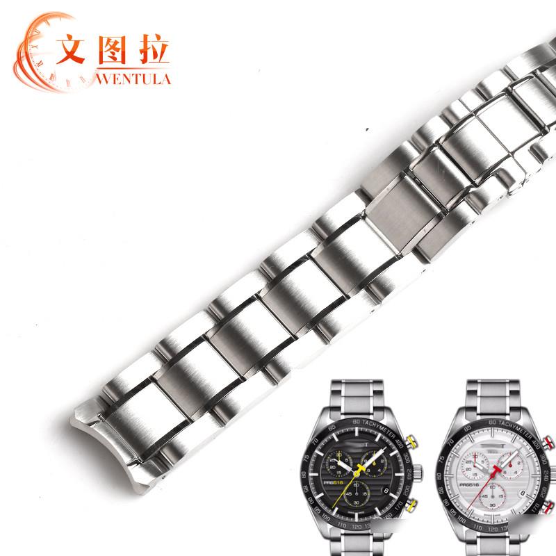 原装适用钢带天梭TISSO-PRS516T100.417钢带手表链表带T100男