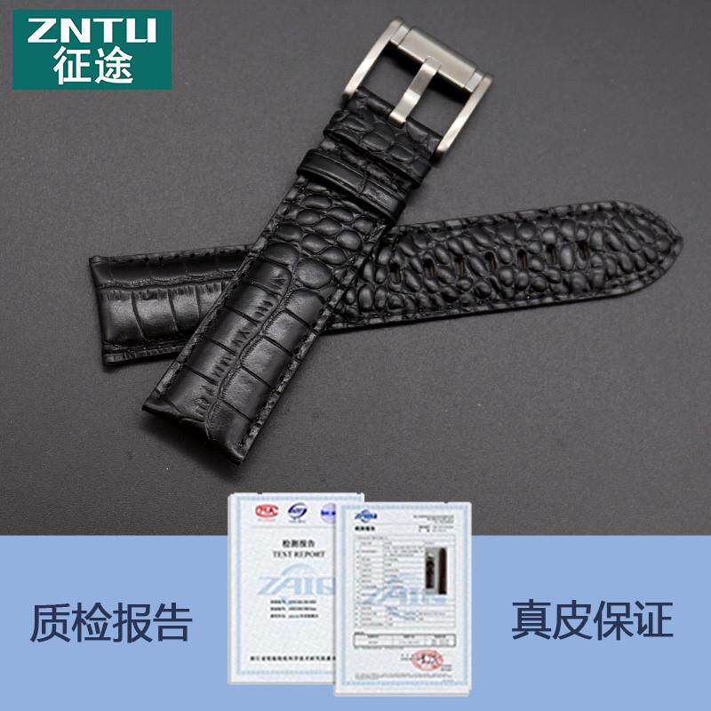 原装适用阿玛尼真皮表带AR2447/AR2434手表配件男款女表链22mm