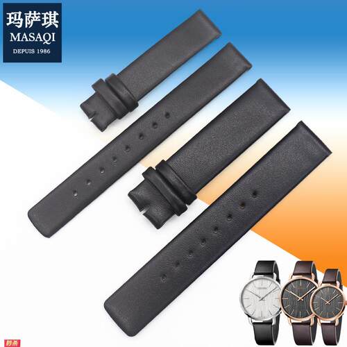 适用原装适合CK表带K7B211/K7B216/K7B236手表带K7B真皮皮表带