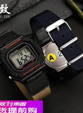 适用原厂卡西欧尼龙手表带AE-1200WHMRW-200AQ-S810W218系列表链1