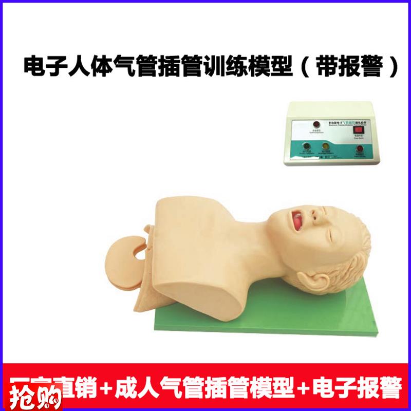 电子人体气管g插管训练模型(带牙齿受压报警)口腔鼻腔气管插管训