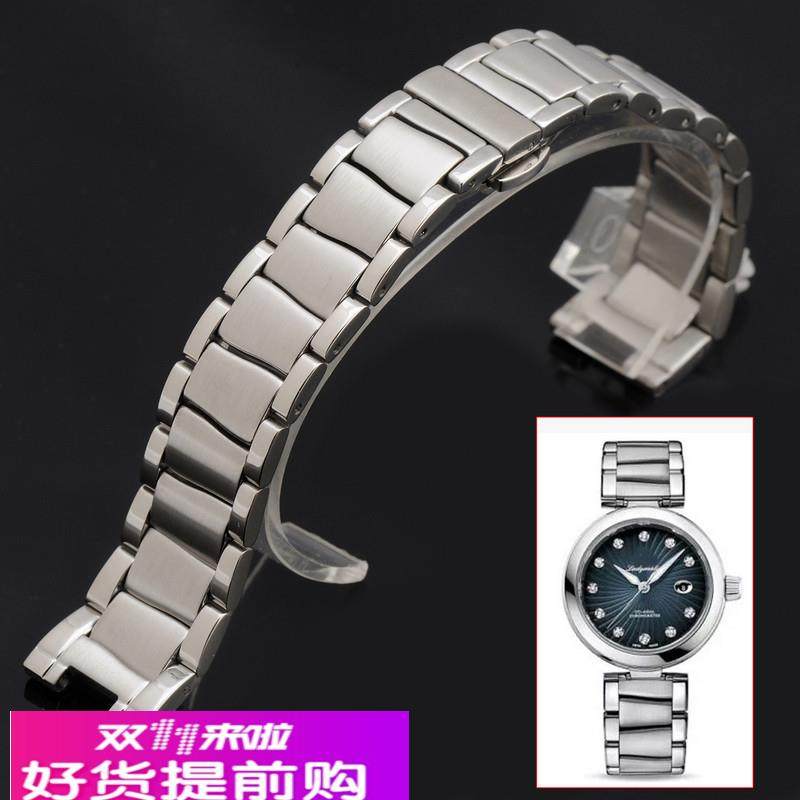 适用原厂钢表带手表配件欧米茄鸟巢表带Ladymatic1816mm女