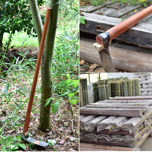 锄头木柄硬木实木槐木把 柄 杆 棍子 手柄 棒 把手木楔子木塞配件