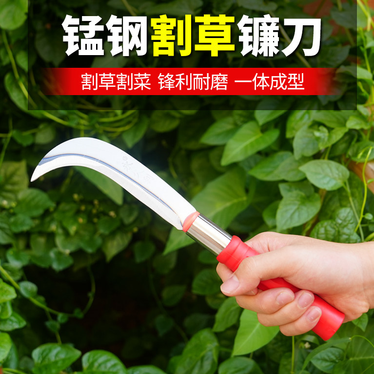 小镰刀除草割草镰刀户外割草刀廉刀农用老式链刀韭菜刀钓鱼小弯刀,鲜花速递/花卉仿真/绿植园艺,其它园艺用品,淘宝优惠券,粉丝福利购,淘宝优惠卷