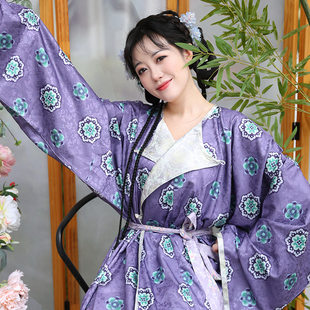 听月小筑【紫霄引】原创男女春夏唐制圆领袍双面穿国风改良汉服