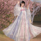 日常套装 汉服女刺绣春夏秋款 樱洛 茗月萱原创唐制齐胸襦裙套装