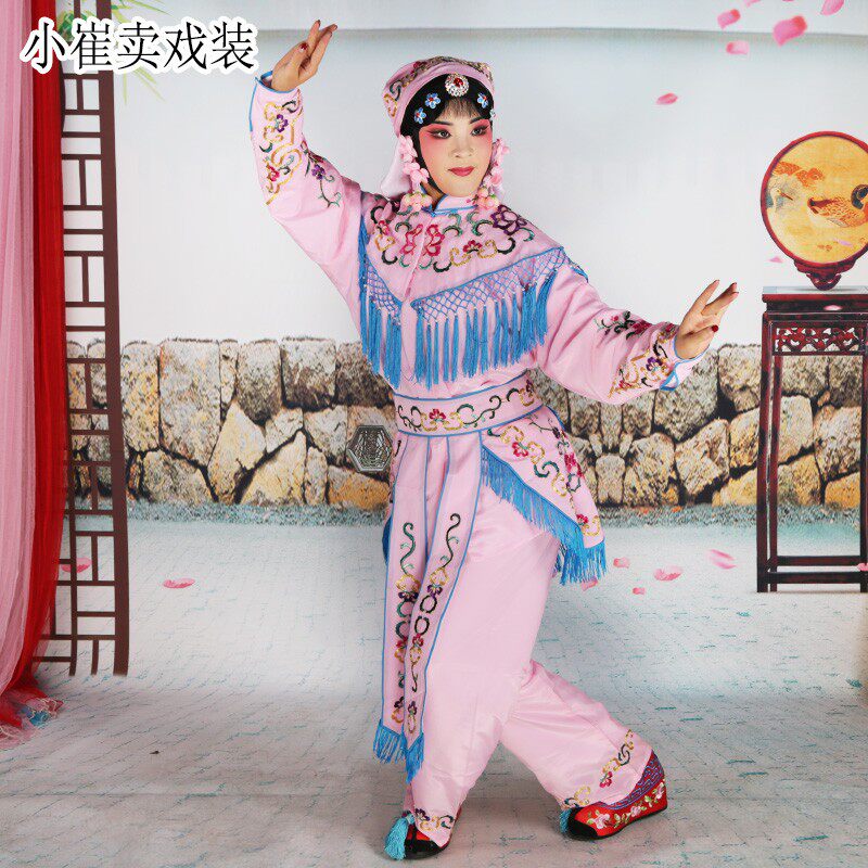 京剧戏曲戏剧古装豫剧女兵服武旦刀马旦兵衣戏装舞台X演出装女兵