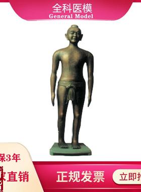 中医学用仿古针灸铜q人166CM全身展览针灸铜像人体模型