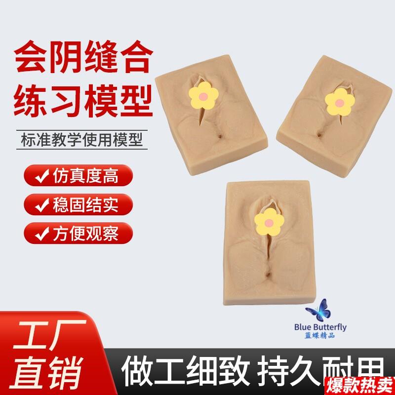 外阴缝合练习模型女性会阴u缝合练习模块妇产科缝合技能训练模型