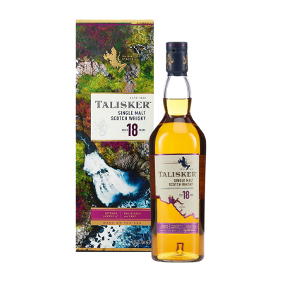 倾酌 Talisker/泰斯卡18年烟熏苏格兰单一麦芽威士忌行货正品-封面