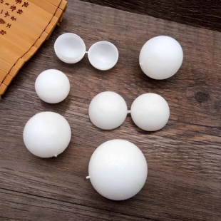 药丸壳加厚蜡丸药丸盒塑料空药丸壳球型壳蜡壳药丸蜜丸壳便携
