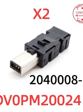 国产1-2201855-1 工业Mini I/O插头 DV0PM20102 松下伺服X2连接器