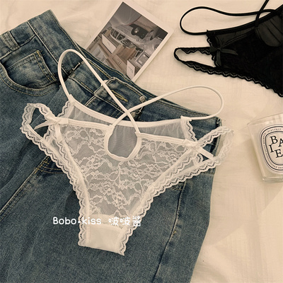 女士内裤性感纯欲蕾丝镂空夏季