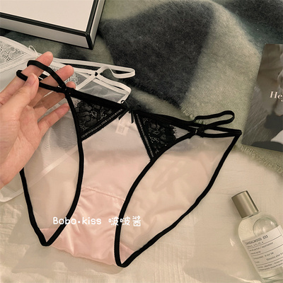 女士内裤性感轻奢缎面夏季薄款