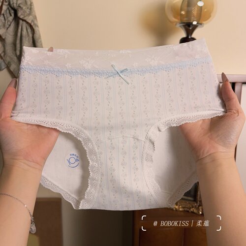 甜美少女纯棉内裤女生中高腰