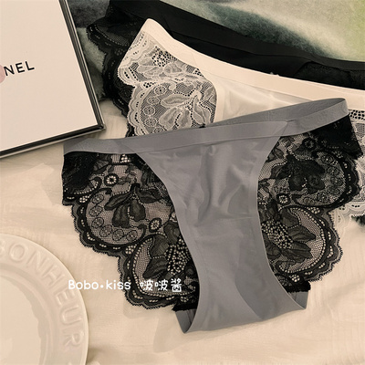 女士内裤性感蕾丝火辣冰丝夏季