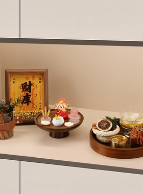 新中式招财猫发财树摆件乔迁礼物