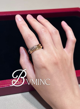 bvminc 三色三环戒指