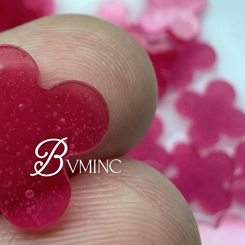 bvminc 新品，显白！粉红珐琅手链 ，项链，气泡纹