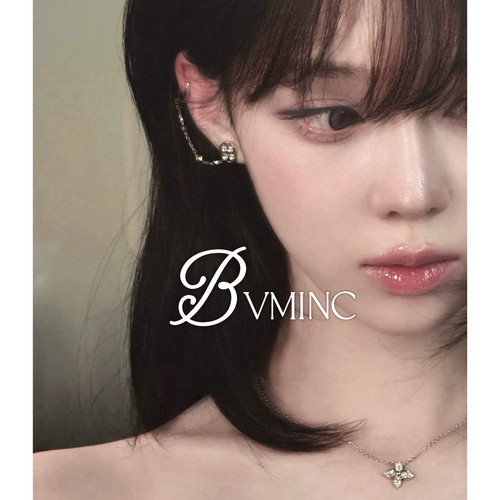bvminc 花三三同款，winter同款老花耳挂 耳夹 （需要耳洞）项链