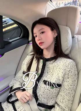 bvminc 26款高允真同款黑色珠珠耳钉