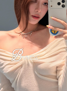 bvminc 26款珍珠星星流苏项链 choker