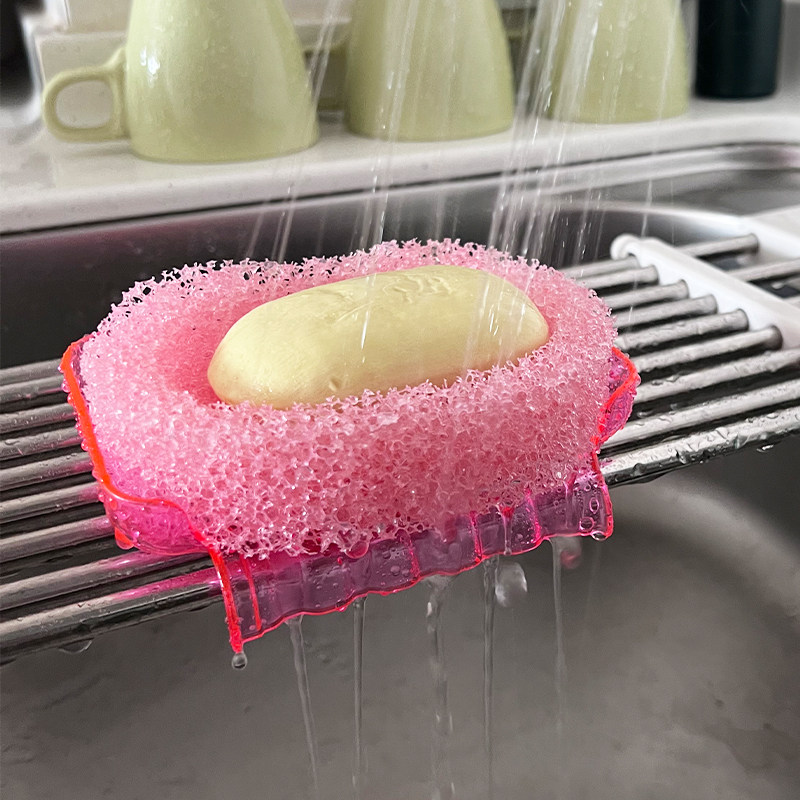 韩国FROG香皂盒精油皂海绵盒卫生间肥皂盒洗衣皂沥干海绵垫吸水,家庭/个人清洁工具,皂盒,淘宝优惠券,粉丝福利购,淘宝优惠卷