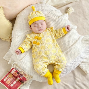 3个月女宝宝满月洋气女宝百日公主风出月百天照百岁宴a类国风衣服