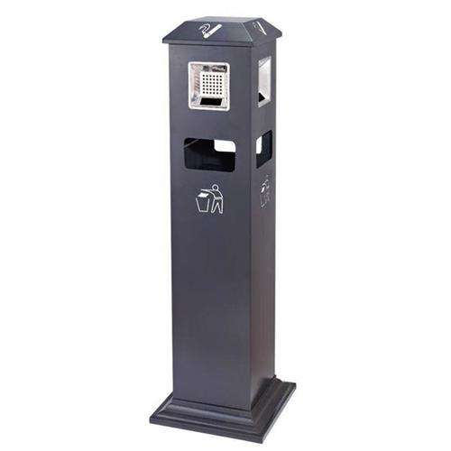 邻莎不锈钢烟灰柱方形烤漆GPX-112255*255*1138mm一个