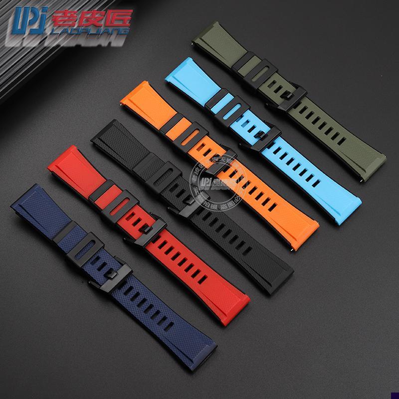 适配卡西欧GA-2000GA-2200CGA-2300多巴胺色运动硅胶表带