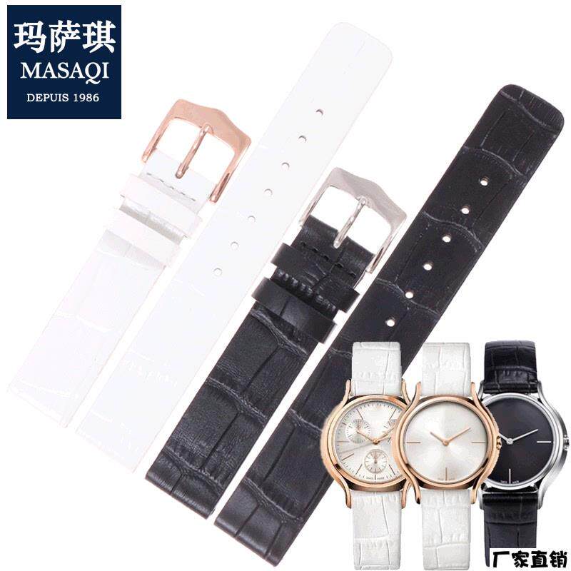 适配品质适合CK表带男真皮配件K2U236/K2U231/K2U296女手表带皮带