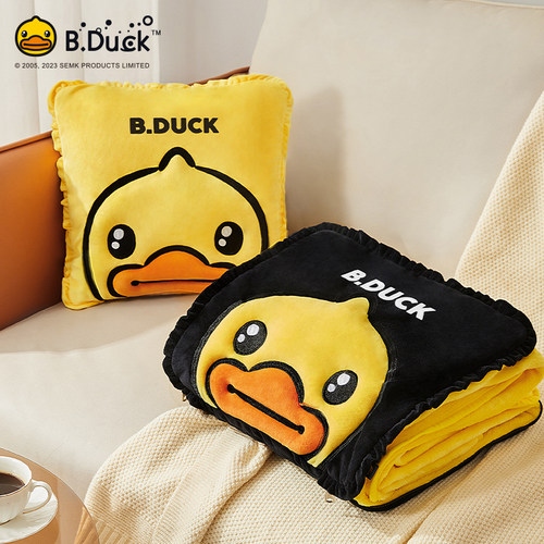 潮九玩五折叠两用靠垫汽车抱枕被