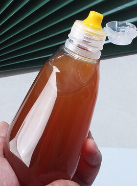 按压式瓶便携式分装瓶蜂蜜瓶首想