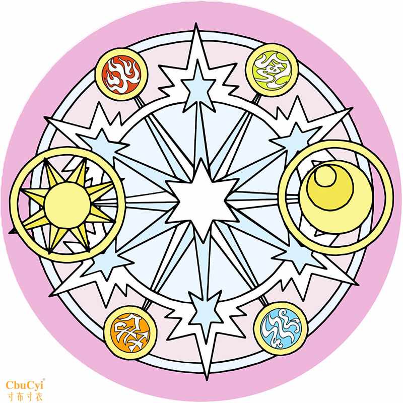 Card Captor Sakura Cardcaptor Sakura Kro Magic array comic computer Seat cushion bedroom Bedside rugs Mat goods in stockin the Home Fabric , Carpet  category - from Buy2taobao.com to provide professional Taobao agent buy service