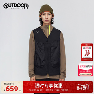 outdoor products25秋冬新款加绒背心男女同款户外防泼水马甲OCTA