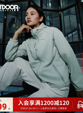 outdoor products2025秋冬新款梭织外套女防泼水耐磨户外时尚外套