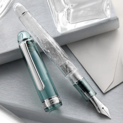 【新款全球限量2500套】【可选编号】PLATINUM白金3776世纪绢云14K镀铑金尖钢笔送礼收藏高档进口2025新品