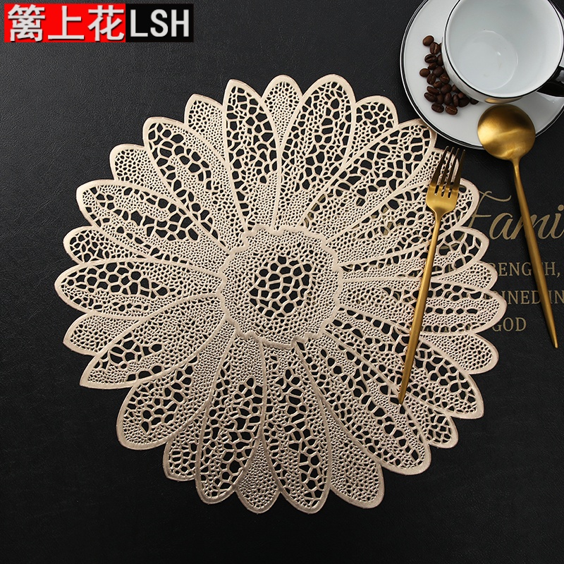 pvcins风北欧隔热家用防滑餐垫