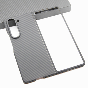 Fold5超轻薄600D细纹凯夫拉碳纤维商务舒适手机壳 适用Samsung三星折叠Z