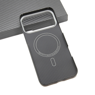 适用iPhone17ProMax超轻薄凯夫拉碳纤维MagSafe磁吸车载商务手机壳