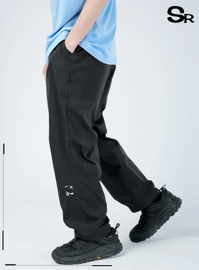 Senior Role新款国潮潮流休闲裤男薄款直筒长裤宽松运动裤子潮牌
