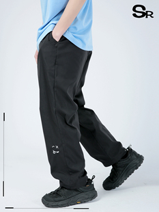Role新款 宽松运动裤 国潮潮流休闲裤 直筒长裤 子潮牌 男薄款 Senior