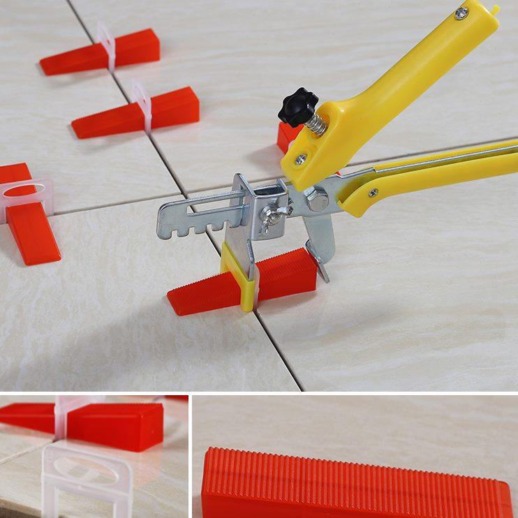 瓷砖找平器瓦工贴钻地板砖神器墙砖矫正调整塑料2mm卡子调平工具