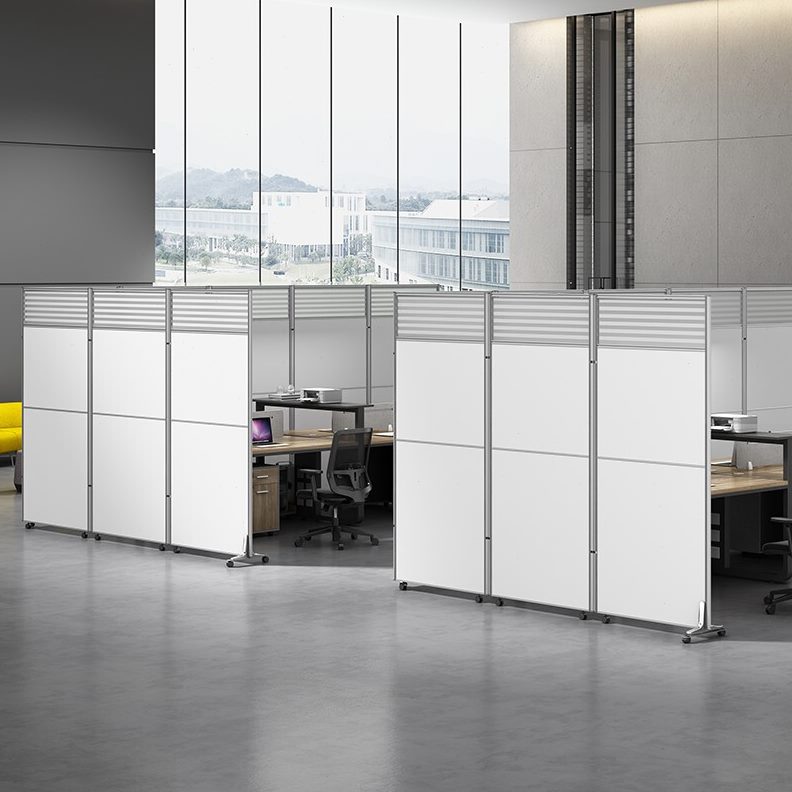 办公室屏风隔断墙移动折叠工厂车间简约现代定制活动屏风推拉挡板