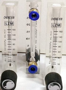 可调气体流量计LZM6T空气流量计16160mLmin 带调节小流量计