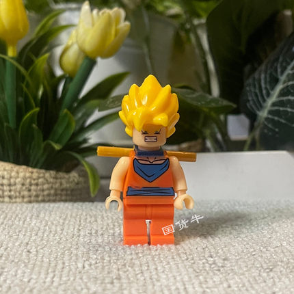 国产积木动漫七龙珠拼装积木人仔超级赛亚人孙悟空男孩玩具礼物69