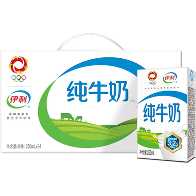 伊利纯牛奶优质奶源值得信赖